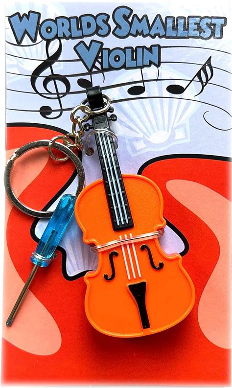 mini violin keychain|MunnyGrubbers .